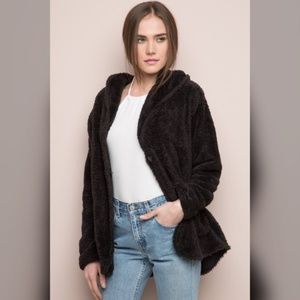 Brandy Melville Black Tessi Coat